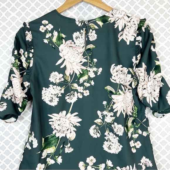 EUC Anthropologie Dolan Jodie Floral Blouse - Picture 10 of 11